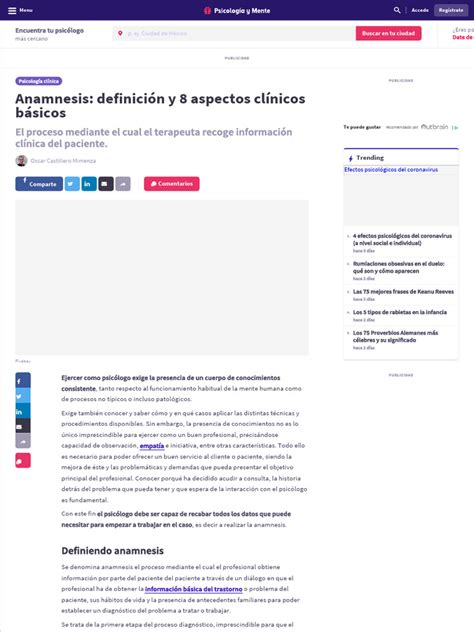 anamnesis significado|Anamnesis: definición y 8 aspectos clínicos básicos.